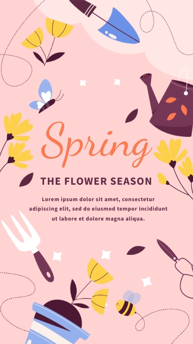 Spring Season Story Template | PosterMyWall