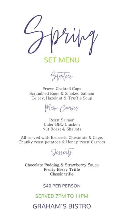 Spring Special Digital Menu Template | PosterMyWall