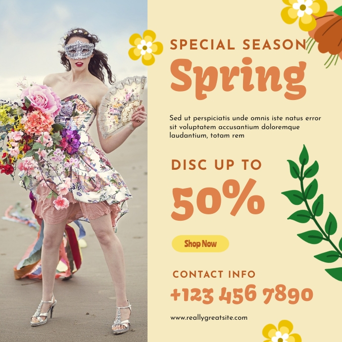 Plantilla de Spring Special Season Discount Instagram Post | PosterMyWall