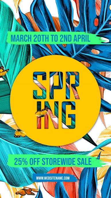 Spring Storewide Sale Template | PosterMyWall