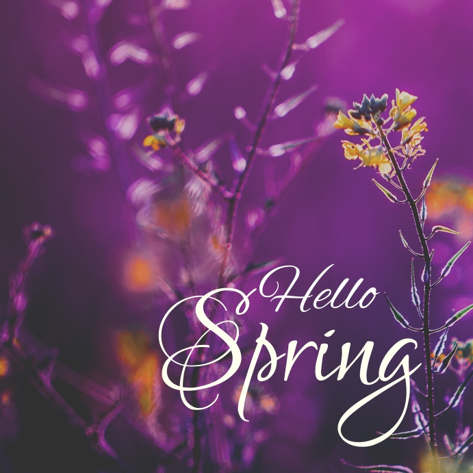 Spring template | PosterMyWall