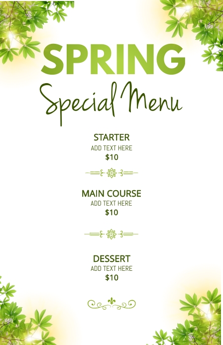 Spring Template | PosterMyWall