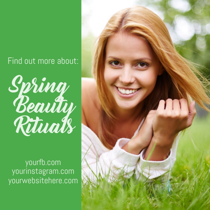 Spring Template Instagram-bericht