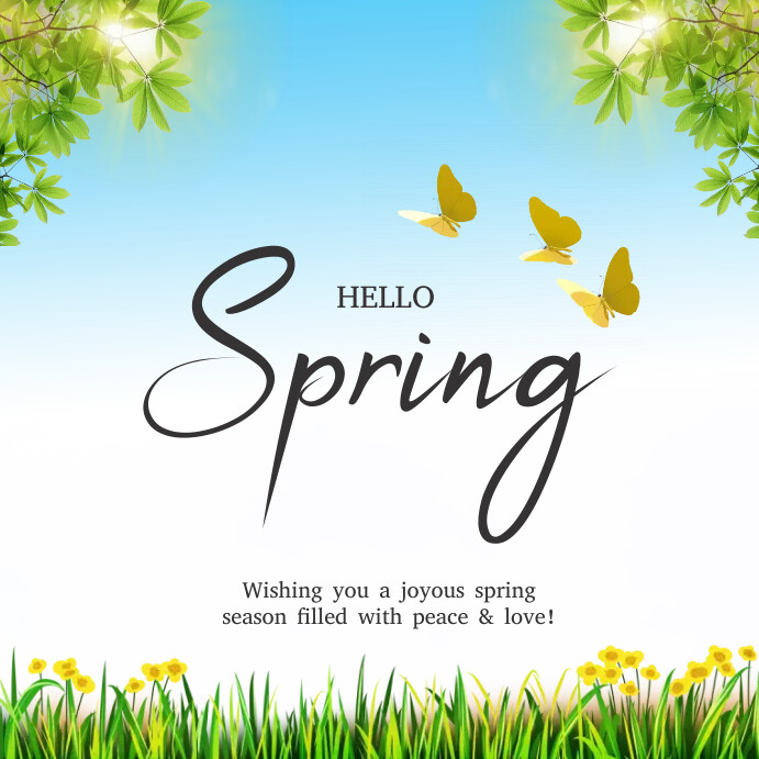 Spring Template | PosterMyWall