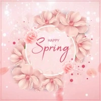 Spring Template Instagram Post