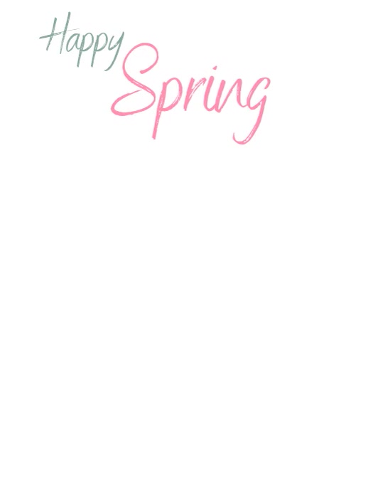 Spring Template Flyer (US-Letter)