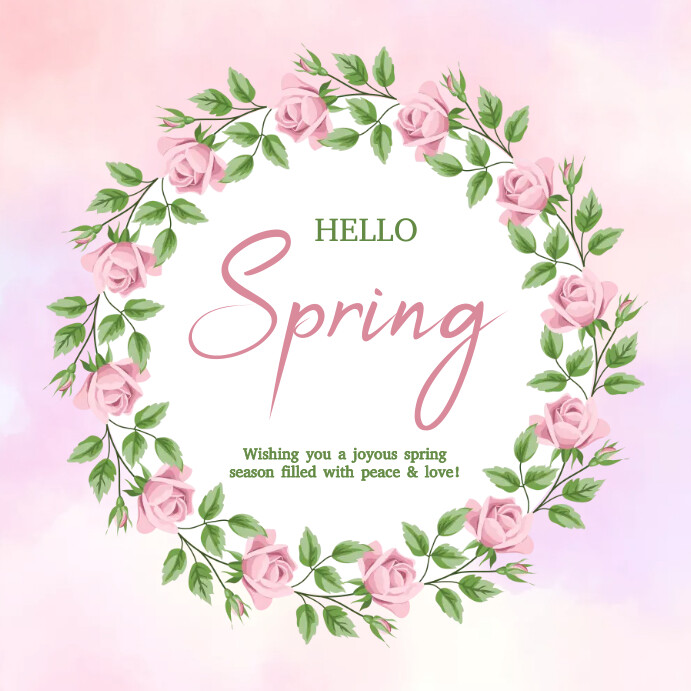 Spring Template | PosterMyWall
