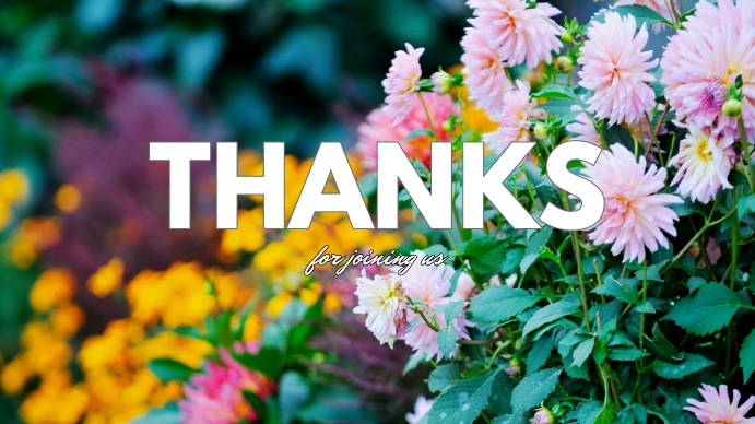 Copy of spring thank you display | PosterMyWall