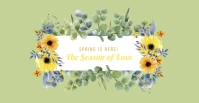 Spring The Season Of Love Facebook Event Cover template