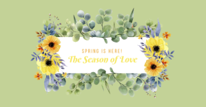 Spring The Season Of Love Facebook Event Cover template