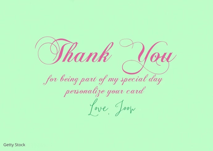 Thanks Spring Mode Spring Theme Thank You Video Card Template | PosterMyWall
