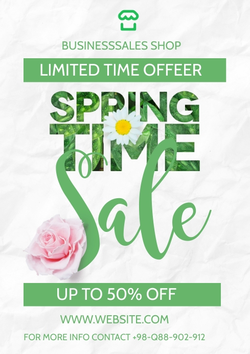 Spring Target Flyer Spring Time Flyer template | PosterMyWall