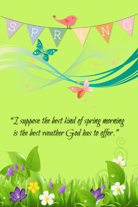 Spring Time Template Postermywall Spring Time Template Postermywall