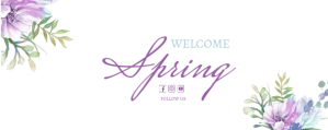 Spring Twitch Banner template