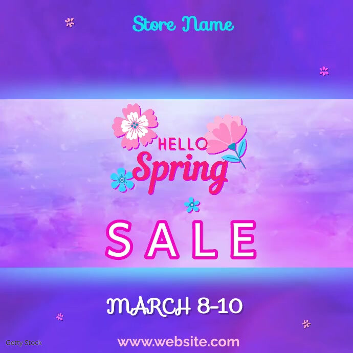 Spring Video Ad Template | PosterMyWall