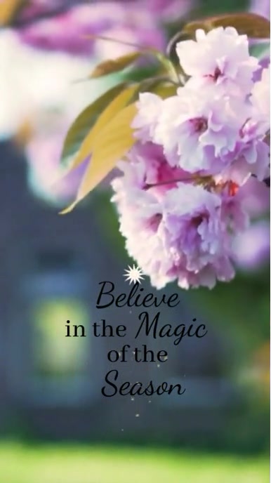 Spring video template | PosterMyWall
