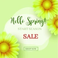 Spring video template Quadrato (1:1)