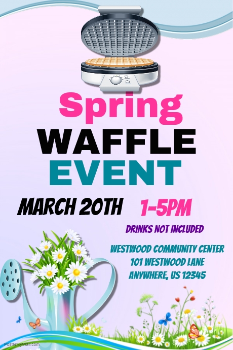 Waffle Flyer.pdf This Design Template is not available | PosterMyWall