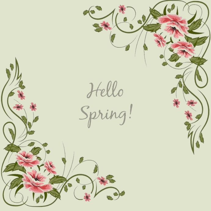 Spring welcome Template | PosterMyWall