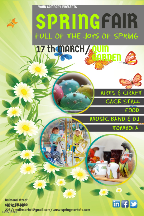 Spring Block Poster spring3 Template | PosterMyWall