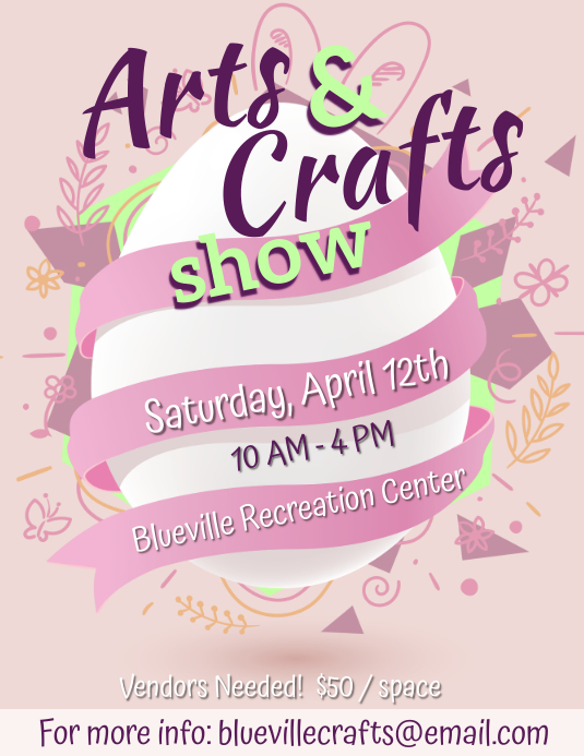 Springs Arts & Crafts Flyer - 3 template