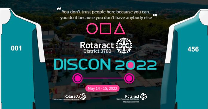 Squid Game Event Banner Gambar Bersama Facebook template