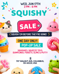 Hvid Squishy Toy Sale Instagram Portrait Template