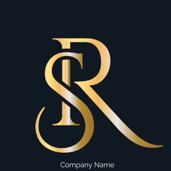 SR logo design tampelte Template | PosterMyWall