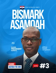 Src Election Campaign Poster Design Flyer (format US Letter) template