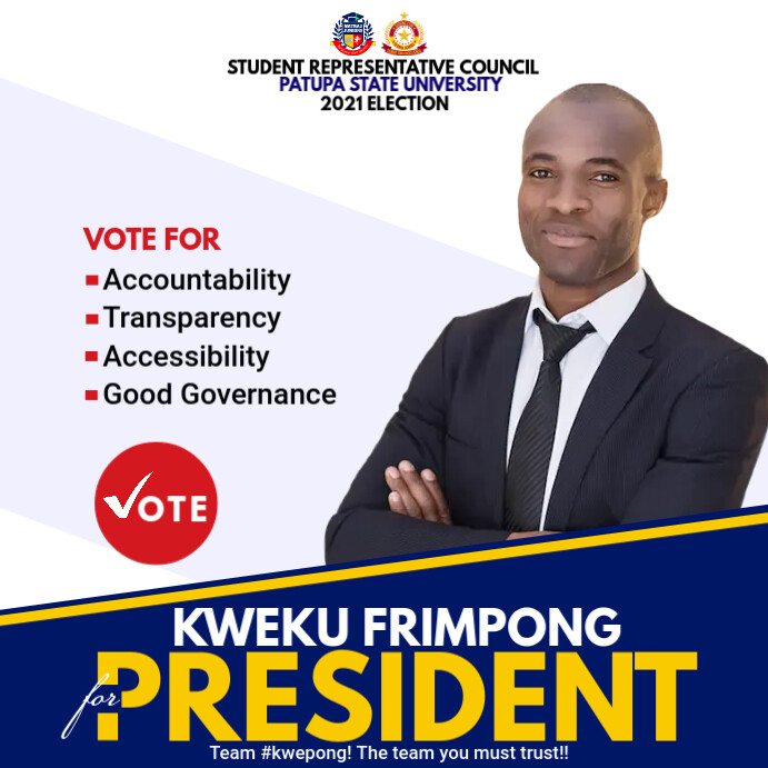College Election Poster Design College Election Poster Design