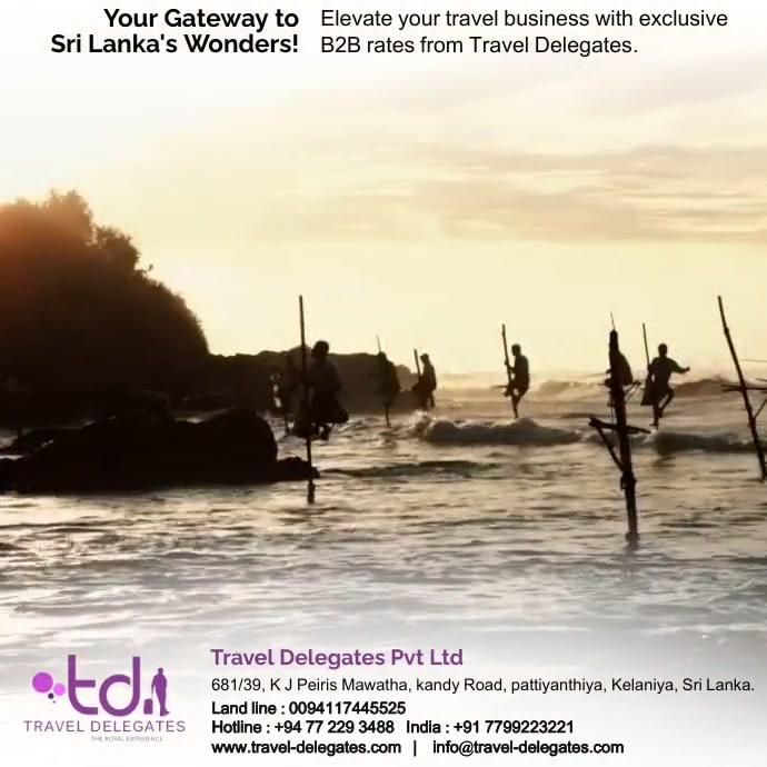 Sri Lanka Tour (1) Instagram Post template