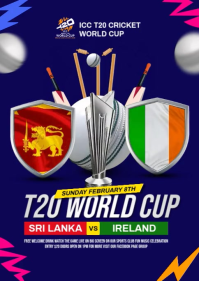 Sri Lanka vs Ireland A6 template
