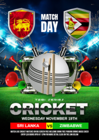 sri Lanka vs Zimbabwe A6 template