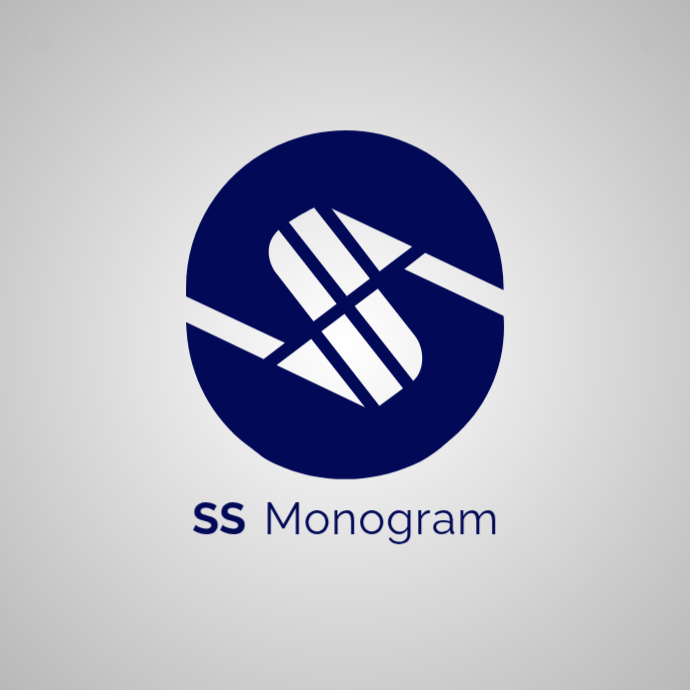 SS Monogram Template | PosterMyWall