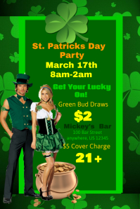 St. Patricks Day Party Template | PosterMyWall