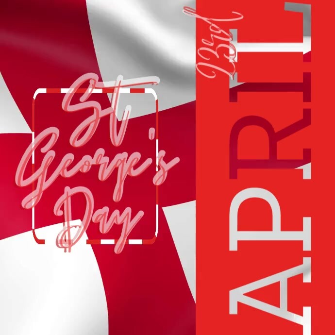 Red St George's Day Logos Template | PosterMyWall