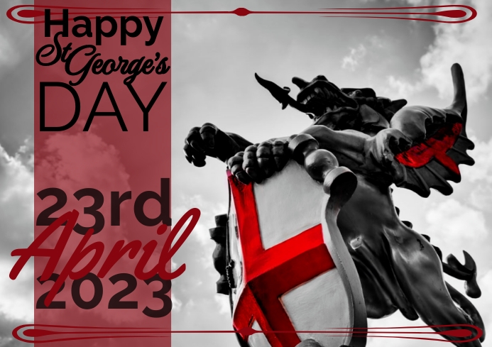 Copy of St George's Day Poster | PosterMyWall