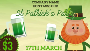 St Patrick's Day Ad Video Template