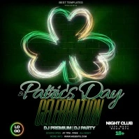 st patrick's day celebration design template Square (1:1)