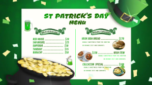 ST PATRICK'S DAY Coverfoto til YouTube-kanal template