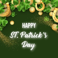 st Patrick's day Instagram na Post template