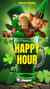 St Patrick's day Instagram Story template