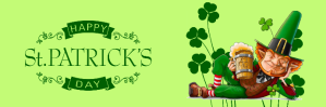 St Patrick's day greetings E-Mail-Überschrift template