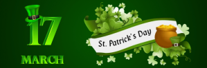 St Patrick's day greetings E-Mail-Überschrift template