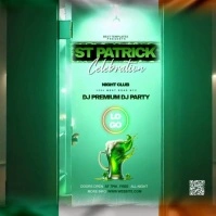 st Patrick's day party Message Instagram template