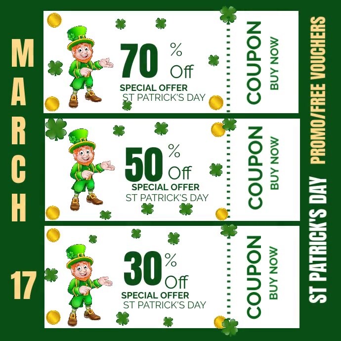 St PATRICK'S DAY Instagram 帖子 template