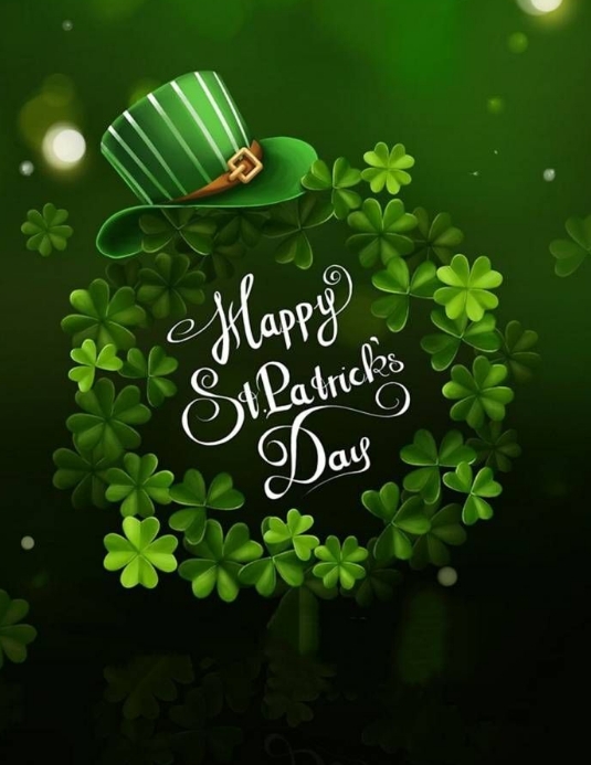 St Patrick's day Flyer (US Letter) template