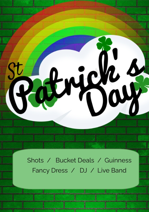 St Patrick's Day Template | PosterMyWall