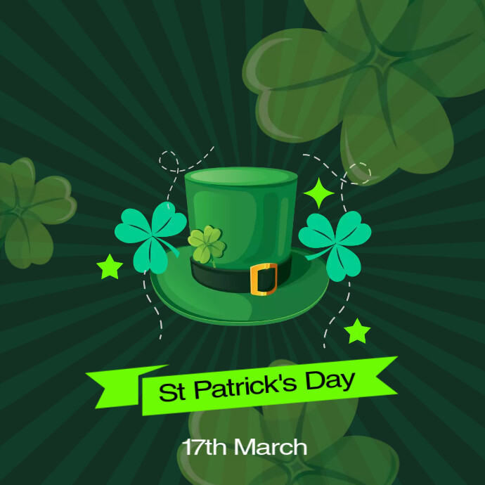 St Patrick's Day Template | PosterMyWall