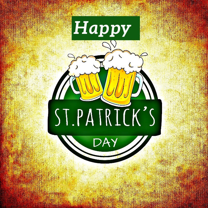 st patrick's day Capa de álbum template